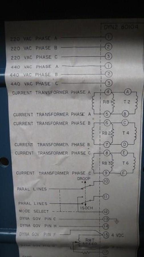Used BARBER COLMAN LOAD CONTROL MODULE DYN2 80104 480V **30 DAY WARRANTY INCLUDED!**