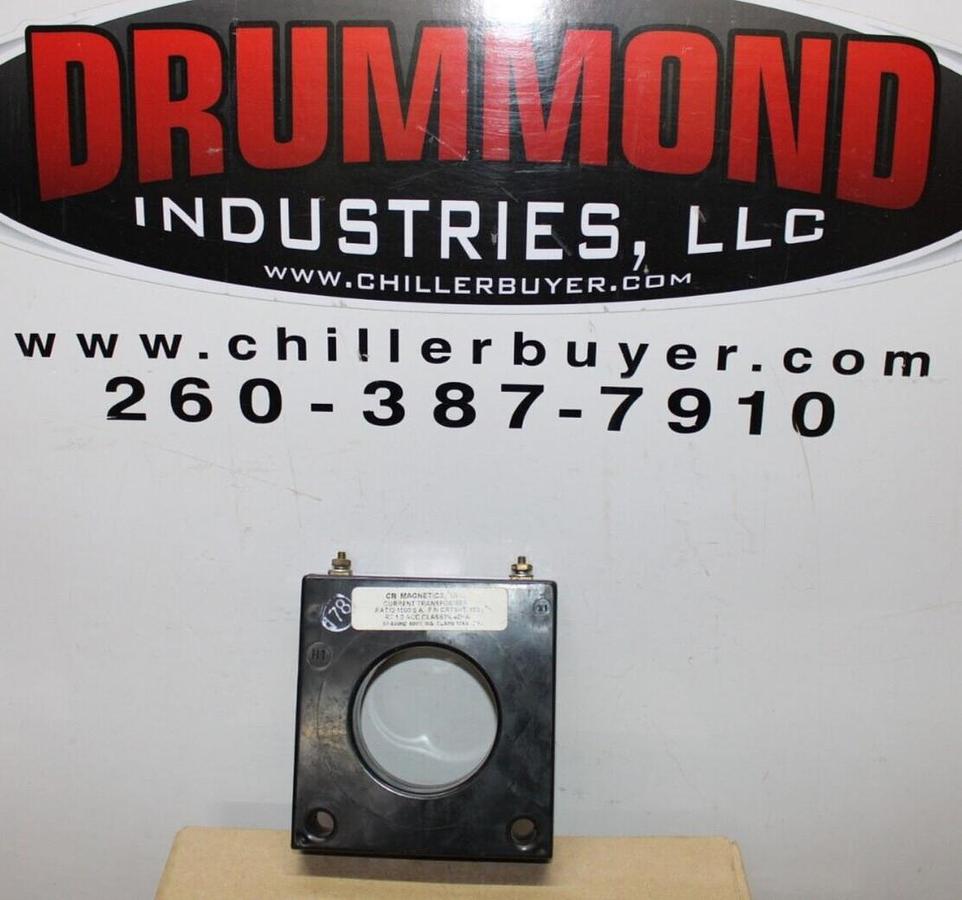 Used CR MAGNETICS CURRENT TRANSFORMER CR7SHT-152 1500:5 40 VA 50-400 HZ 600 VOLT