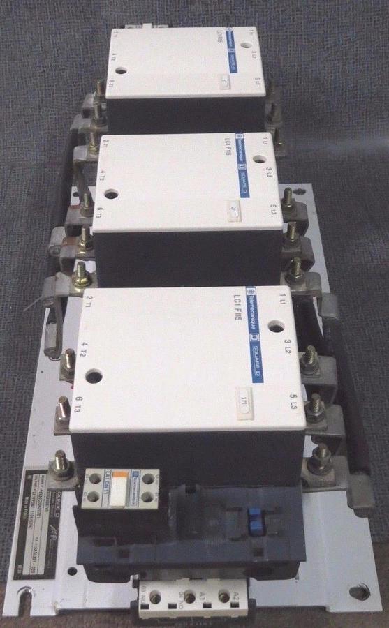 Used SQUARE D CARRIER CHILLER STARTER UNIT 30GX400749 110 VAC COIL LC1F115