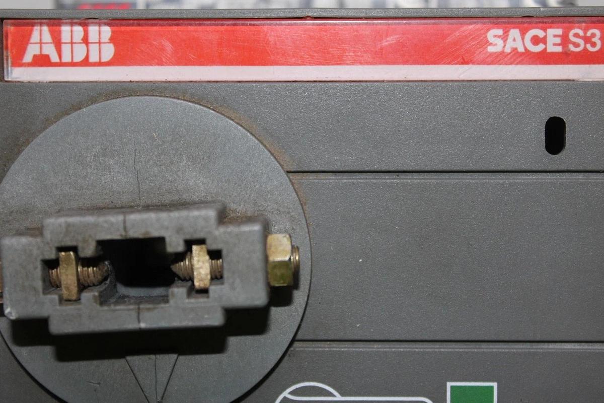 Used ABB CIRCUIT BREAKER SACE S3 S3H 225 AMP 480 VAC 3-POLE **WARRANTY INCLUDED**