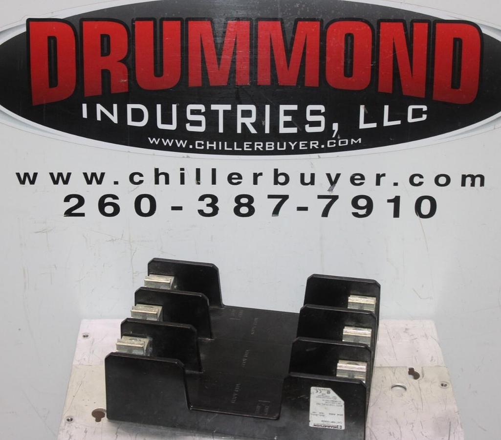 Used MARATHON FUSE HOLDER R6F100A3B 3-POLE 600 VOLT 100 AMP FOR CLASS H FUSE