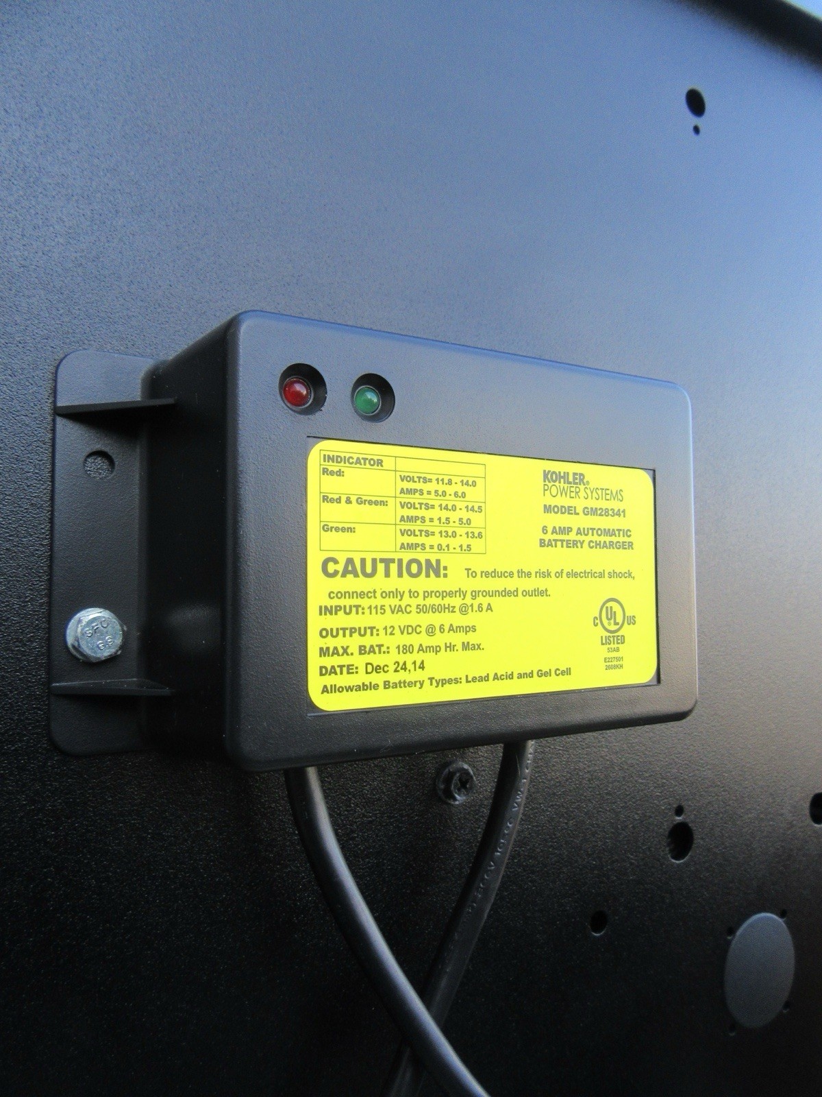 Used 30KW DIESEL GENERATOR KOHLER 120/240 VOLT 4024 JOHN DEERE 259 HRS SINGLE PHASE