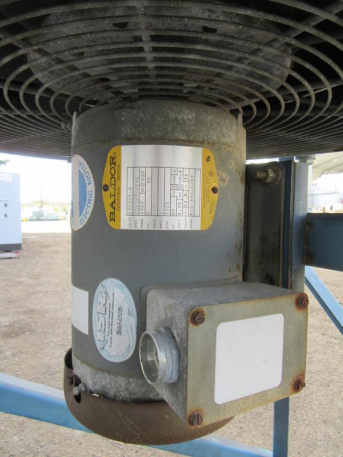 Used 2 HP MODINE REMOTE RADIATOR / FAN COIL SP08423 2.5"/2.5" IN/OUT 200/208 V 3 PH