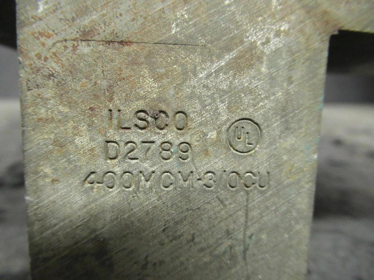 Used ILSCO D2789 4 BARREL MECHANICAL CONNECTOR TERMINAL LUG 400MCM - 3/0 CU WIRE