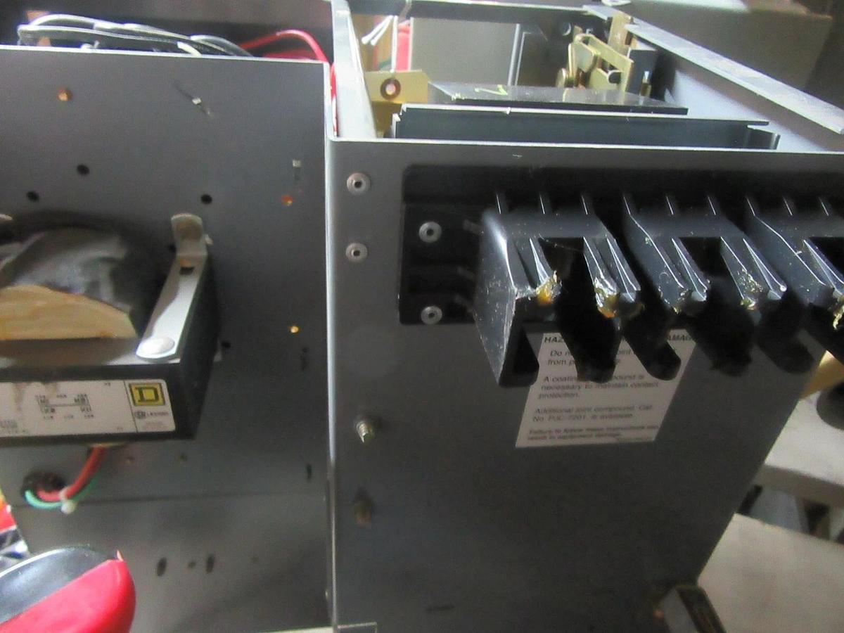 Used SQUARE D MCC FUSIBLE BUCKET 18" NEMA 2 MODEL 5W/ 8536SD01 *NO DOOR*