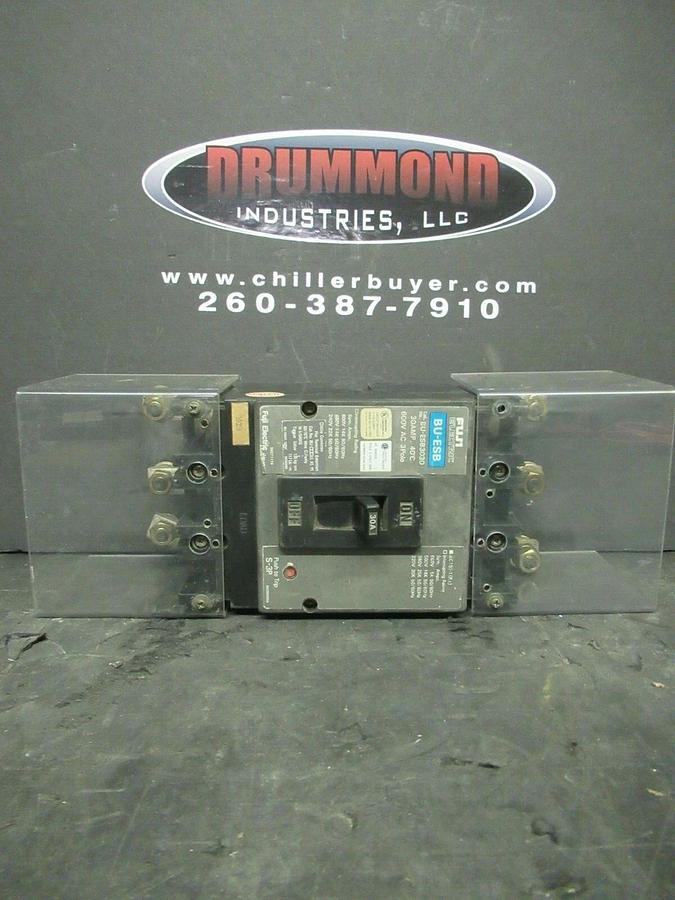 Used 30 AMP FUJI ELECTRIC BREAKER BU-ESB3030 600 VAC 3 POLE **WARRANTY INCLUDED**
