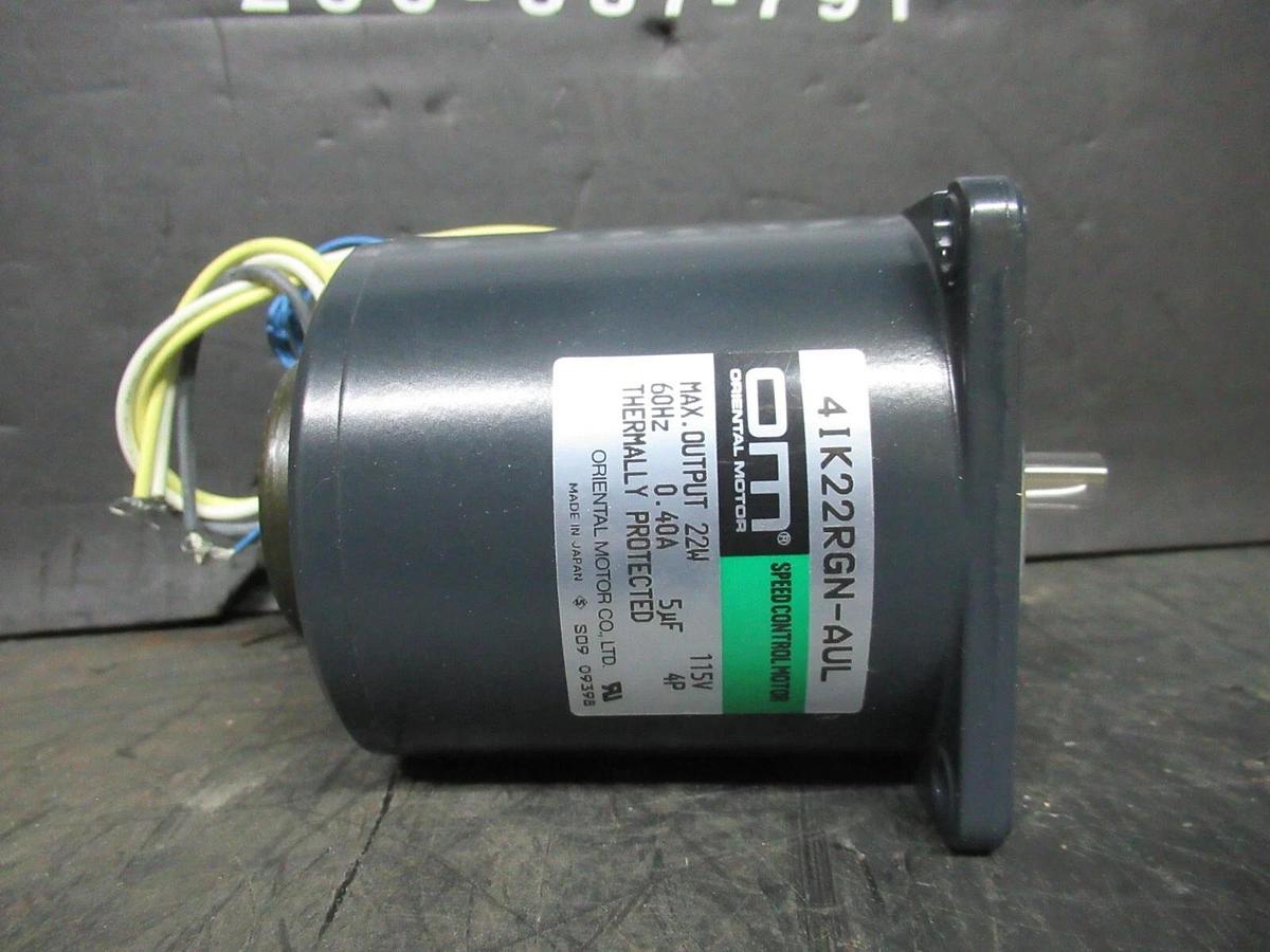 NEW SURPLUS ORIENTAL MOTORS 41K22RGN-AUL 22 WATT 115 VOLT 0.40 AMP **WARRANTY**