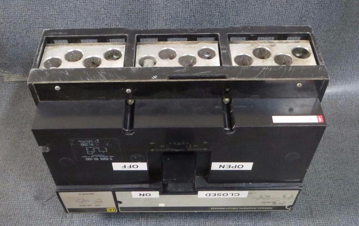 Used SQUARE D BREAKER 1000 AMP 600 VAC 3 POLE MODEL NAL361000 **WARRANTY INCLUDED**