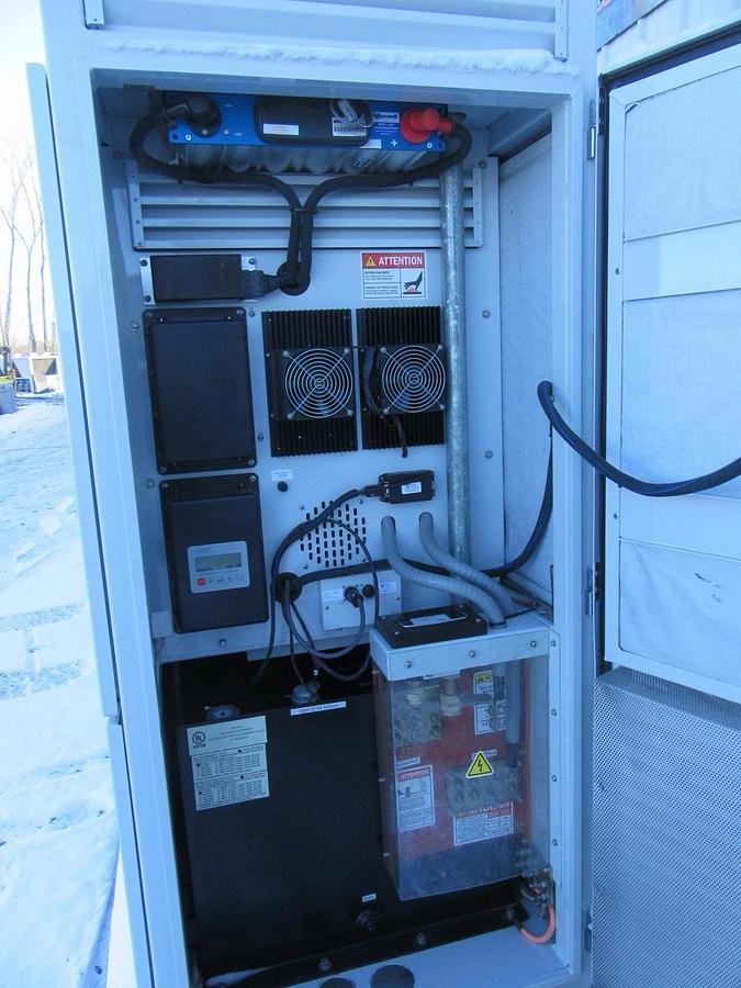 Used POLAR POWER 15KW DC GENERATOR DIESEL YANMAR 3TNV88 40-60V DC 105 HRS 2017 *VIDEO