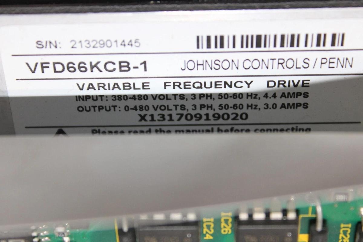 Used TRANE VFD POWER SUPPLY CIRCUIT BOARD VFD66KCB-1C X13170919020 480 VOLT