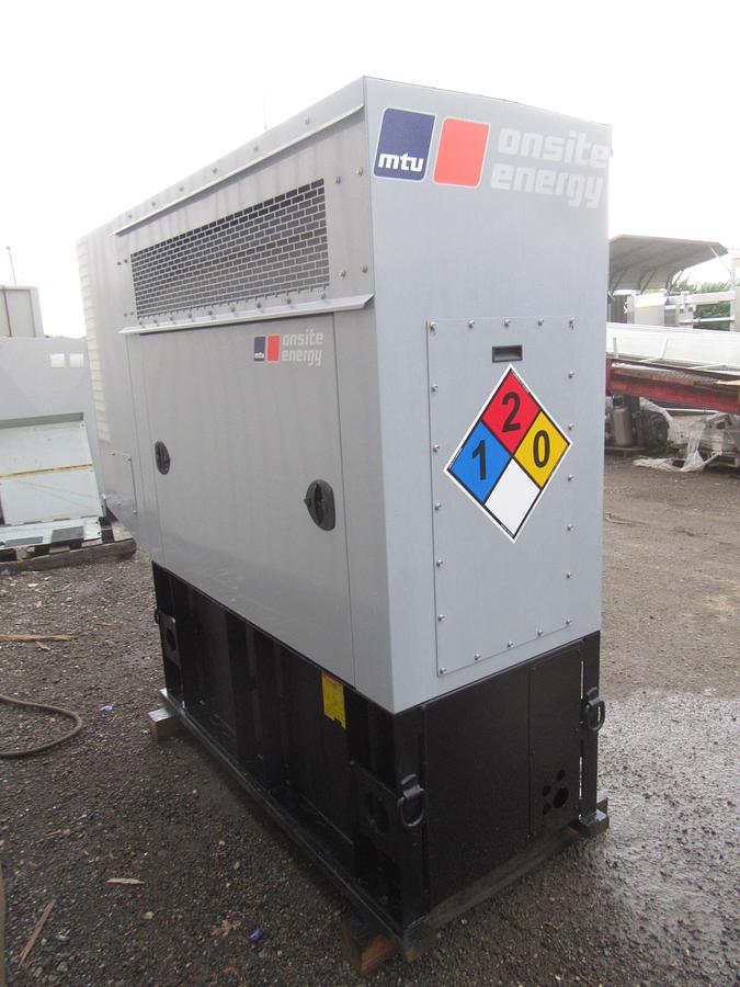 Used 20 KW DIESEL GENERATOR MTU 120/240 V 4LE1 ISUZU SOUND ENCLOSED 184 HRS  VIDEO