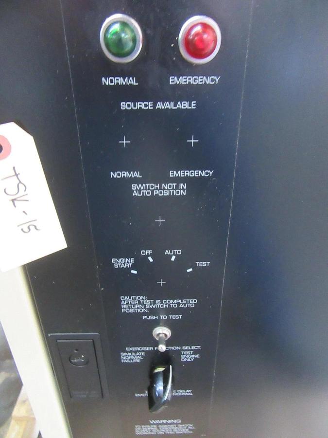 Used 150 AMP KOHLER ASCO ATS AUTOMATIC TRANSFER SWITCH K-164231-150 240 V 1 PH 60 HZ