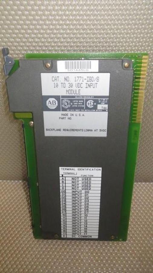 Used ALLEN BRADLEY 10 TO 30 VDC INPUT MODULE 1771-IBD/B **WARRANTY INCLUDED**