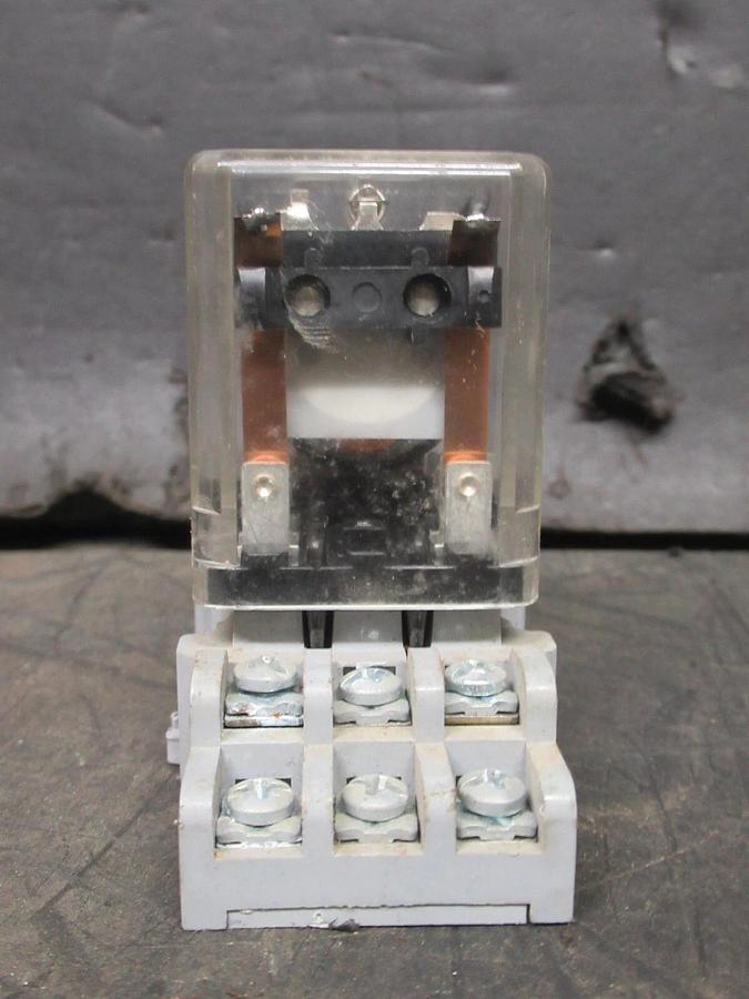 Used LOT OF 2 POTTER & BRUMFIELD RELAY KUP-11A15-120 120/240 VOLT 10 AMP 1/3 HP