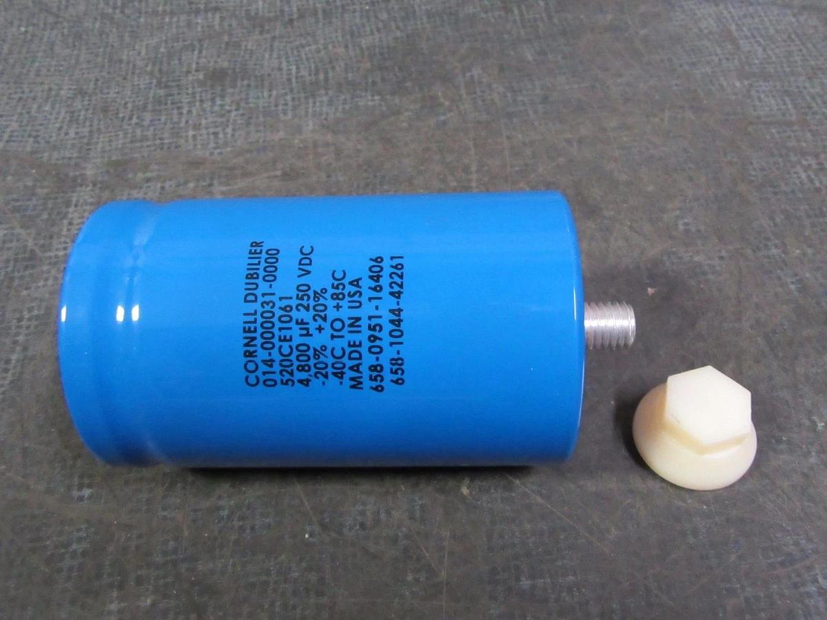 Used CORNELL DUBILIER CAPACITOR 4800 uF 250 VDC # 520CE1061 # 014-000031-0000