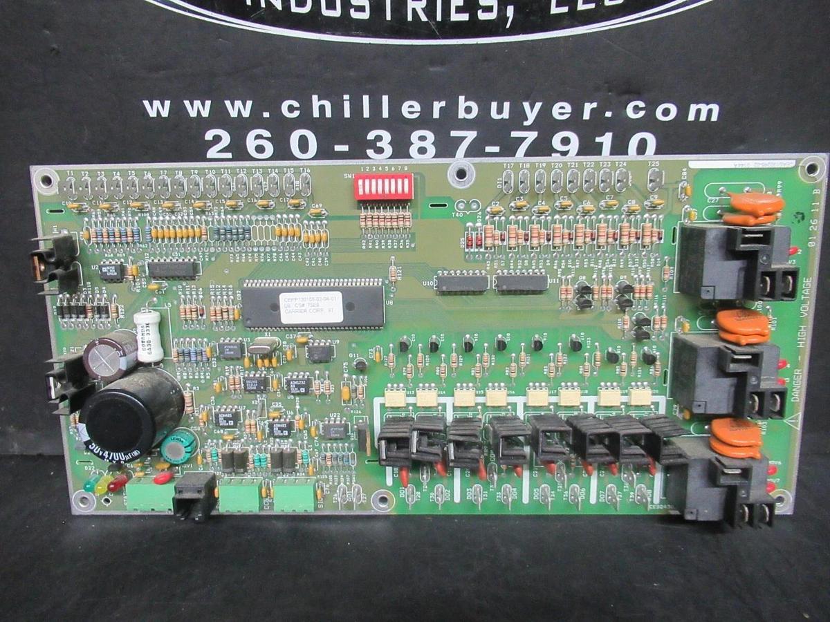 Used CARRIER CHILLER CONTROL BOARD CEPP130156-02-04-01 CEBD430213-07A **WARRANTY**