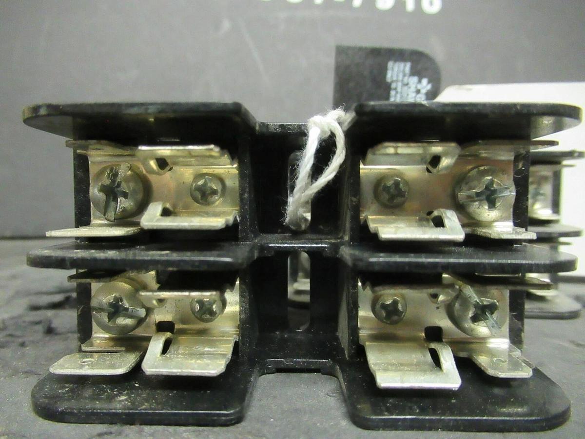 Used LOT OF 3 GOULD SHAWMUT FUSE HOLDER 30312 FOR 30 AMP 600 V FUSES
