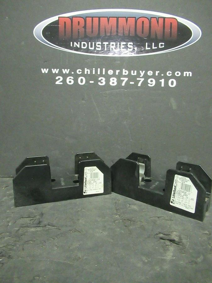 Used (2) LITTELFUSE FUSE LUG SET LR25060-1C 250 VOLTS 60 AMP **WARRANTY INCLUDED!**