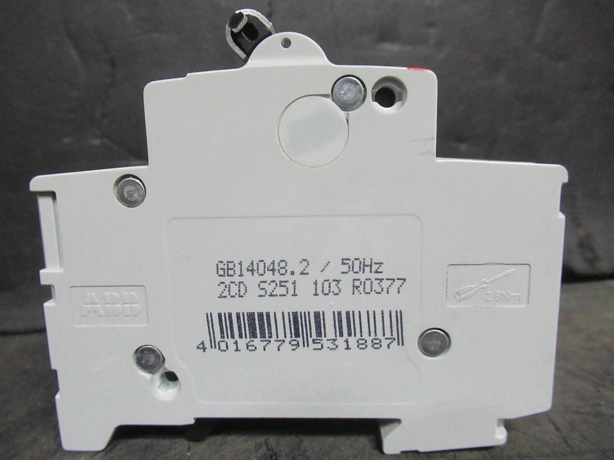 Used ABB CIRCUIT BREAKER K6A S 201-NA 6 AMP 230-400 VAC 2-POLE **WARRANTY**