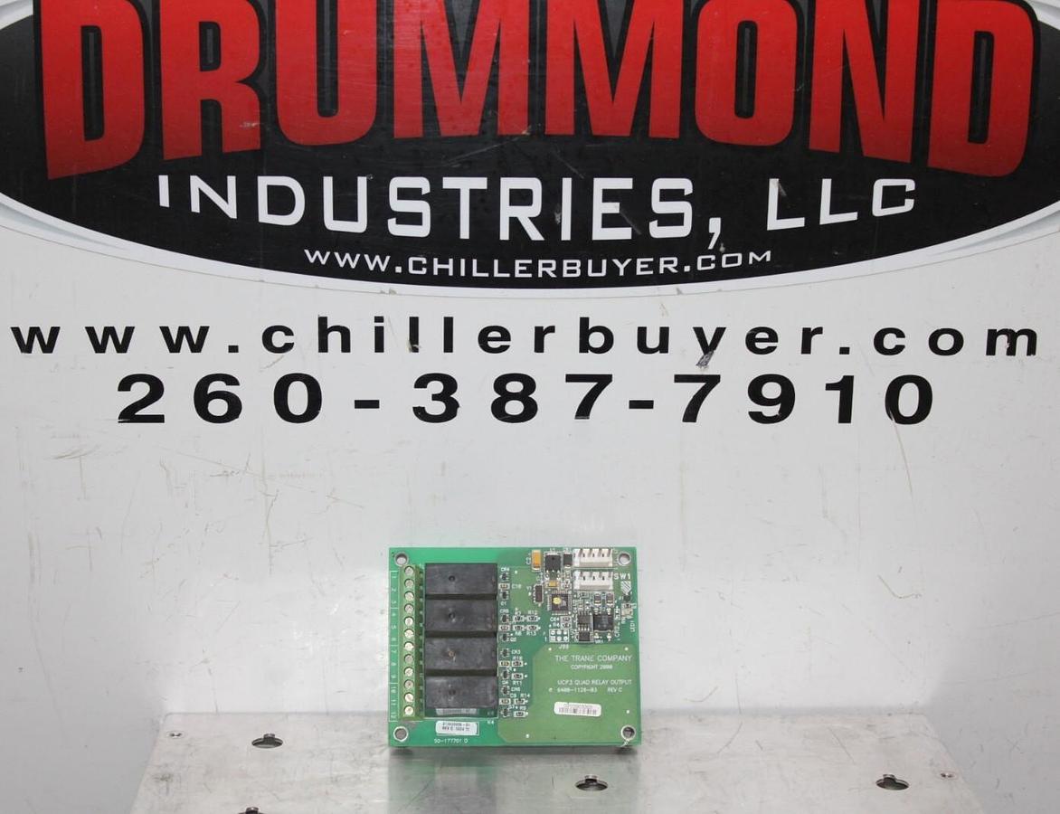 Used TRANE UCP3 QUAD RELAY OUTPUT 6400-1126-03 REV. C X13650806-04 REV. D *WARRANTY*