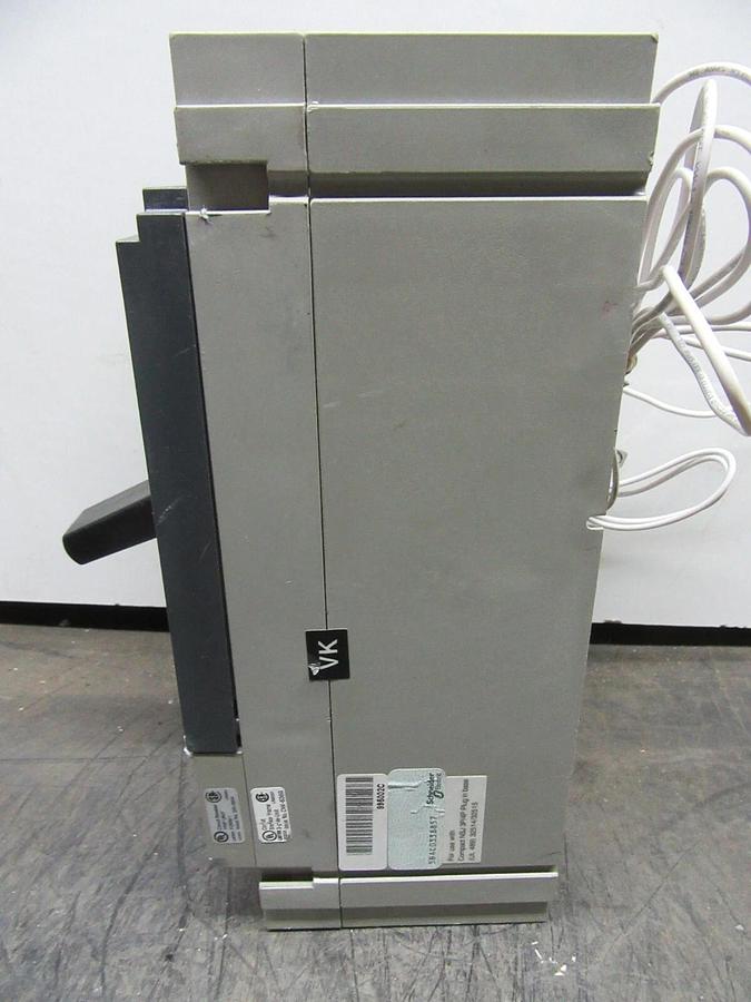 Used SQUARE D POWERPACT CIRCUIT BREAKER 604293P2 400 AMP 3-POLE 600 VAC