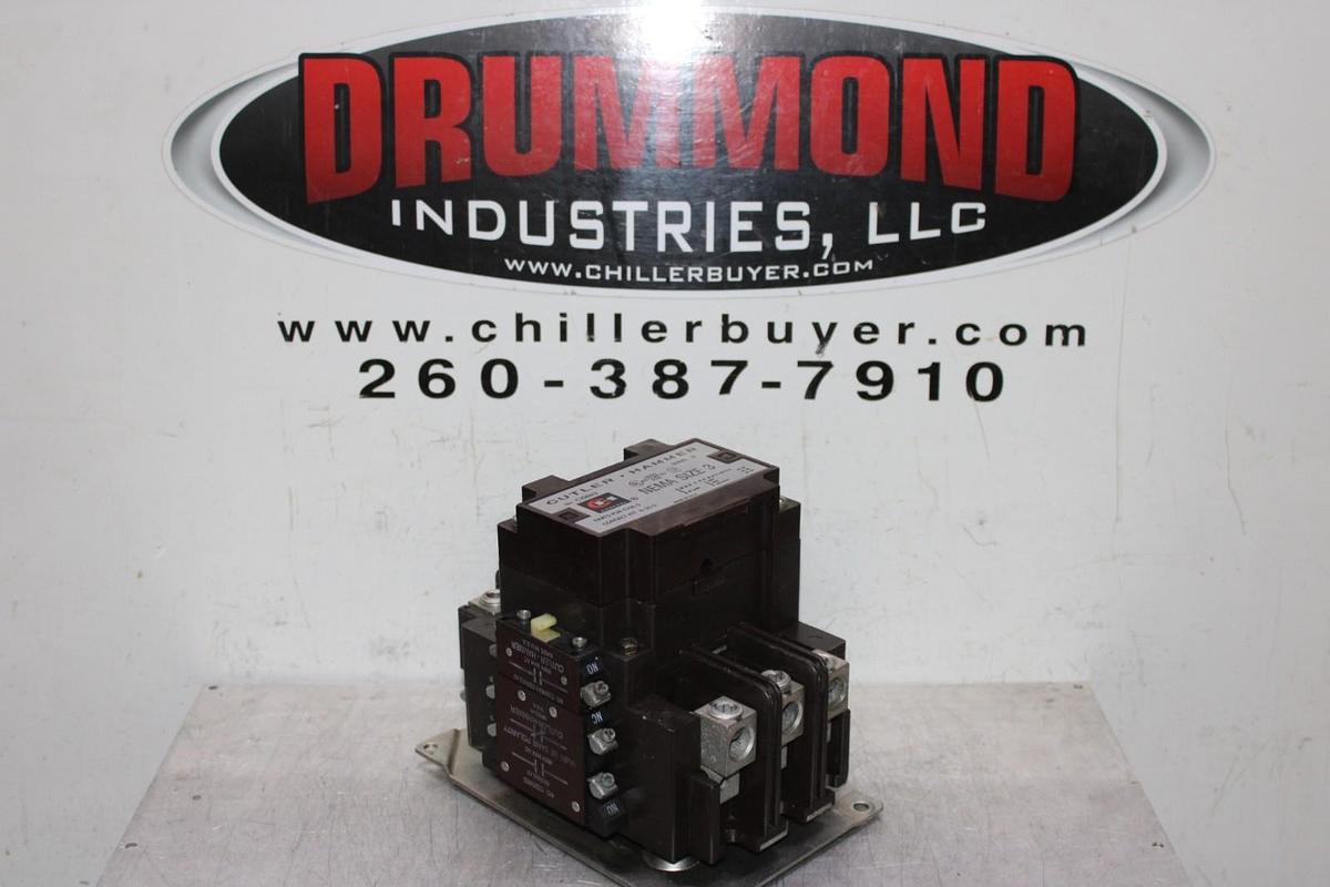 Used CUTLER-HAMMER CONTACTOR C10EN3 NEMA SIZE 3 90 AMP 600 VAC 3-POLE COIL: 120 V