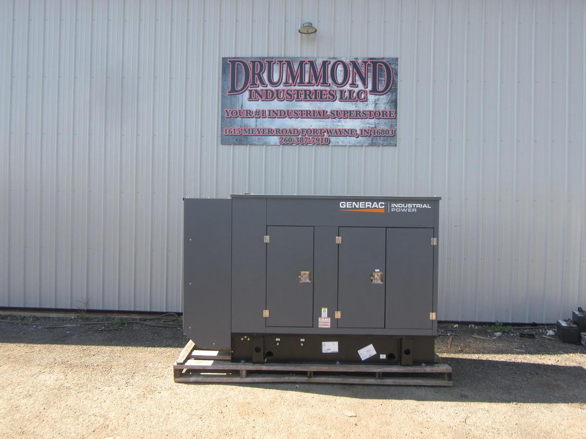 NEW 48 KW GENERATOR NATURAL GAS GENERAC 120/240V  SOUND ENCLOSED VIDEO 50 KW