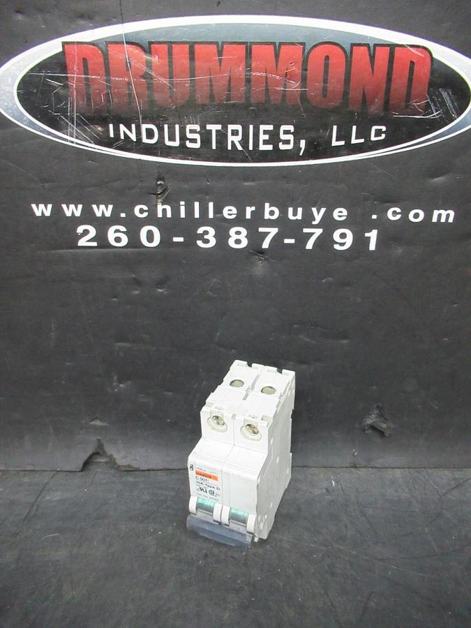 Used MERLIN GERIN THREE POLE BREAKER 24522 MULTI 9 C60N 10A-TYPE D 480 VAC