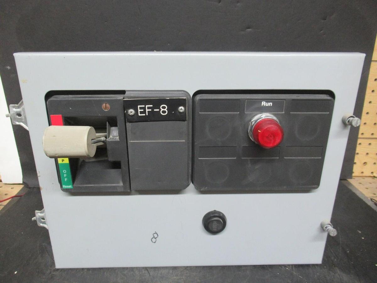 Used CUTLER HAMMER MOTOR STARTER CONTROL BUCKET MODEL: 2100 12" NEMA SIZE 1 15 AMP