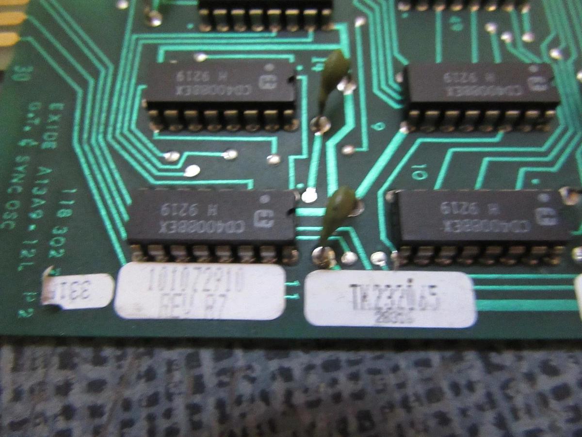 Used EXIDE G.T. & SYNC OSC CIRCUIT BOARD 101072910 REV R7 A13A9-12L 118302724 REV P2