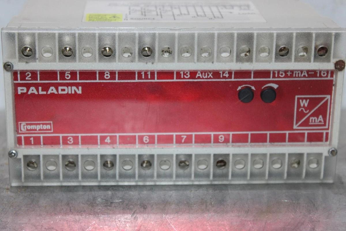 Used CROMPTON PALADIN TRANSDUCER 256-TWNU 120 VOLT 4.17 AMP 1.5 kW 60 HZ