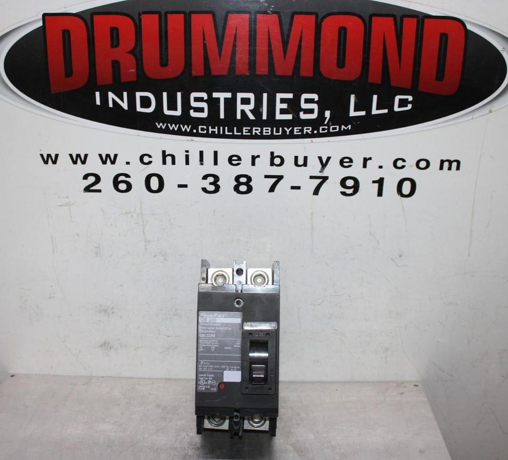 Used SQUARE D POWERPACT CIRCUIT BREAKER QBL22200 200 AMP 240 VAC 2-POLE QB-200