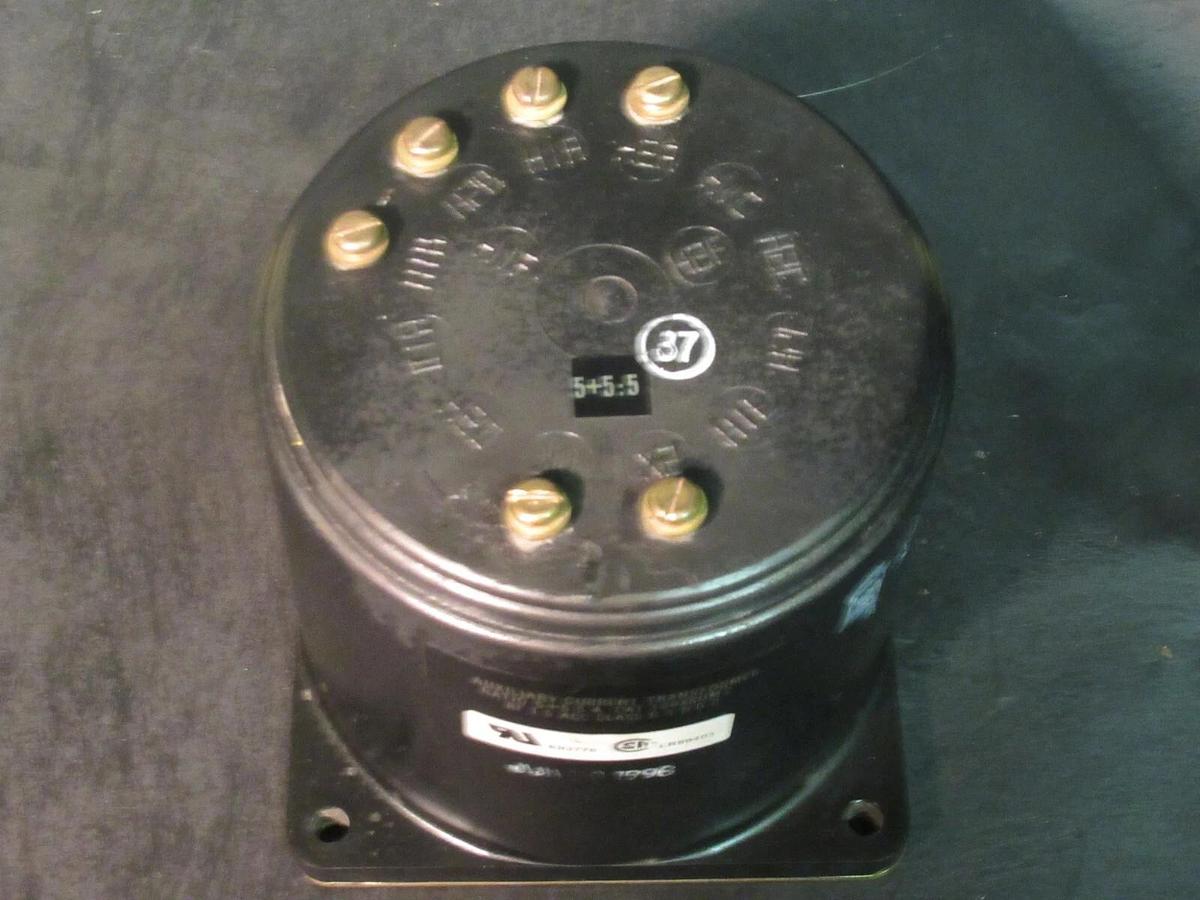 Used INSTRUMENT TRANSFORMERS 188XSUM2 AUXILIARY CURRENT TRANSFORMER RATIO 5+5:5 AMP