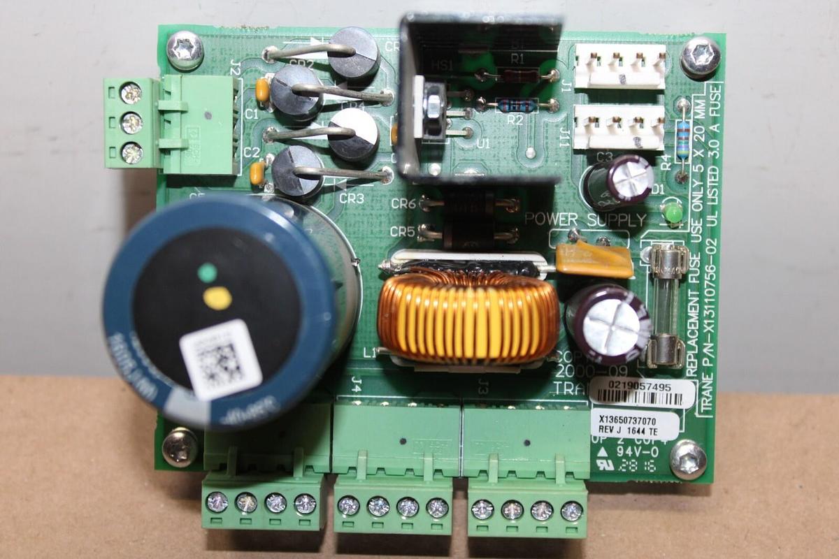 Used TRANE AIR CONDITIONING CONTROL BOARD X13650737070 REV. J *WARRANTY INCLUDED*
