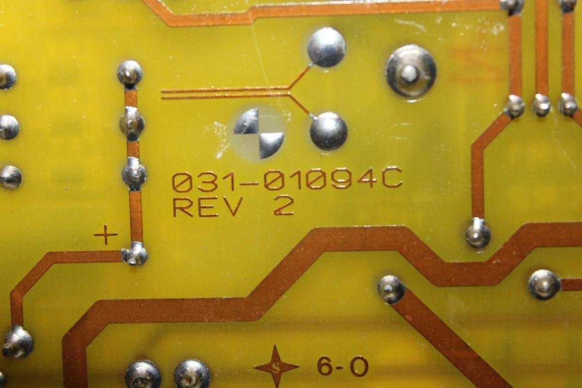 Used YORK HVAC CHILLER CONTROL CARD CIRCUIT BOARD 031-01094C000 REV. B *WARRANTY*