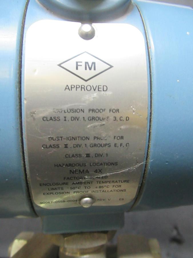 Used ROSEMOUNT ALPHALINE PRESSURE TRANSMITTER 01151DP6S12B2DF W/ SMART TRANSMITTER