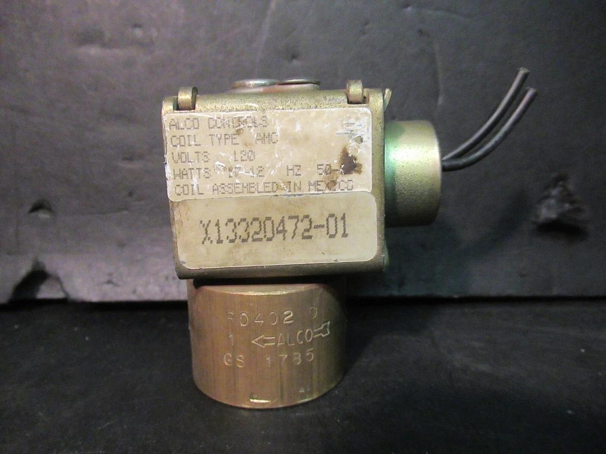 Used ALCO SOLENOID VALVE X13320472-01 1000 PSI - 120 VOLT - 17 WATT - 6890 KPSA