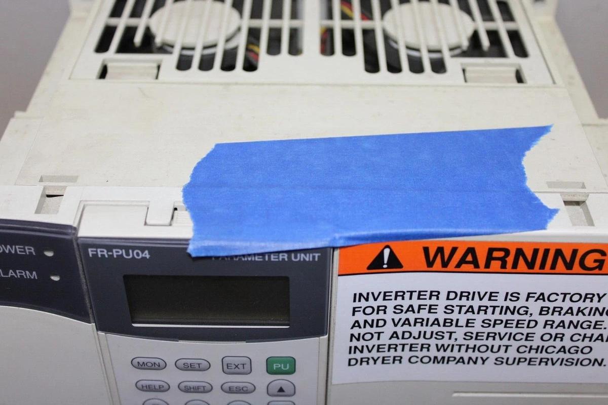 Used MITSUBISHI INVERTER DRIVE A500 FR-A520-5.5K-NA 240 VAC 35.5 AMP **WARRANTY**