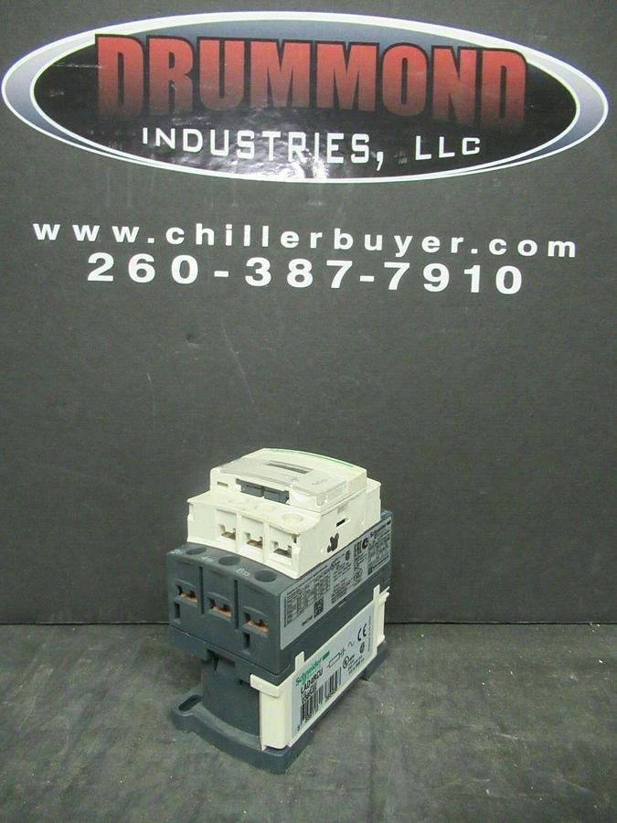 Used SCHNEIDER CONTACTOR LC1D09 25 AMP 600 VAC 3 POLE 7.5 HP COIL: G7 120 VAC