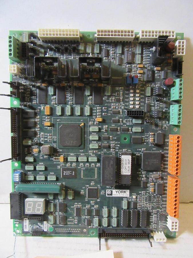 Used YORK CONTROL CIRCUIT BOARD MODEL / REVISION: 031-02430-000 REV A **WARRANTY**