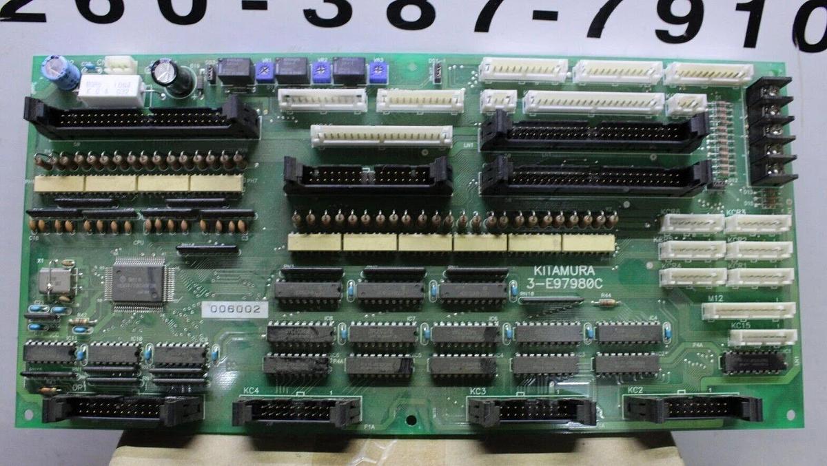 Used KITAMURA CNC MILL CIRCUIT BOARD 3-E97980C **WARRANTY INCLUDED**