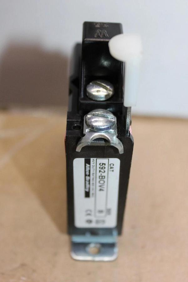 Used ALLEN BRADLEY MANUAL RESET OVERLOAD RELAY 592-BOV4 SER. B 600 VAC **WARRANTY**
