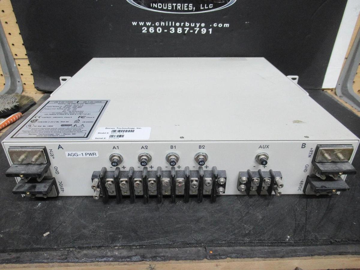 Used SERVER TECHNOLOGY SENTRY REMOTE POWER SAVER R-4835-0-4 48 VDC 100 AMP