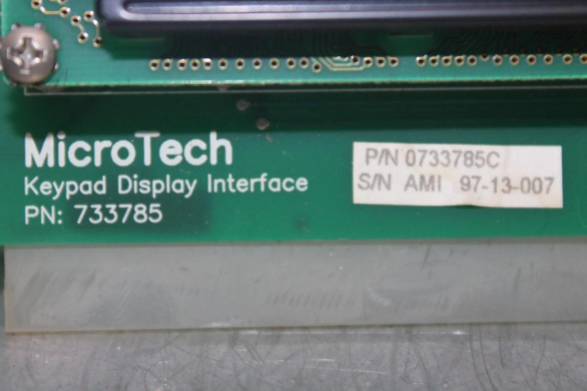 Used MCQUAY MICROTECH DISPAY CIRCUIT BOARD 0733785C **WARRANTY INCLUDED**