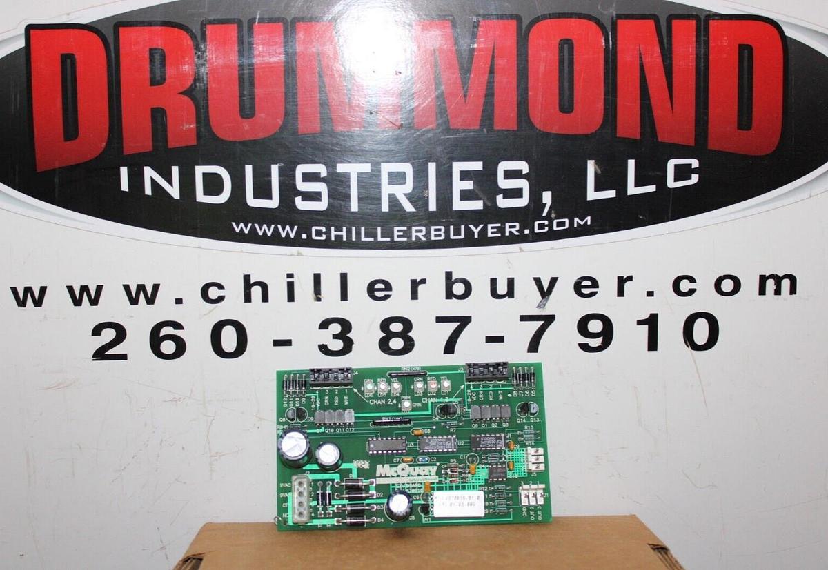 Used MCQUAY CHILLER HVAC EXV CIRCUIT BOARD 0670016-01-0 670016 **WARRANTY**