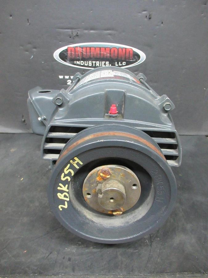 Used EMERSON 182T MOTOR D5P2D 5 HP ENCL. DP 1765 RPM 3-PHASE 460 VOLT 1.15 SF