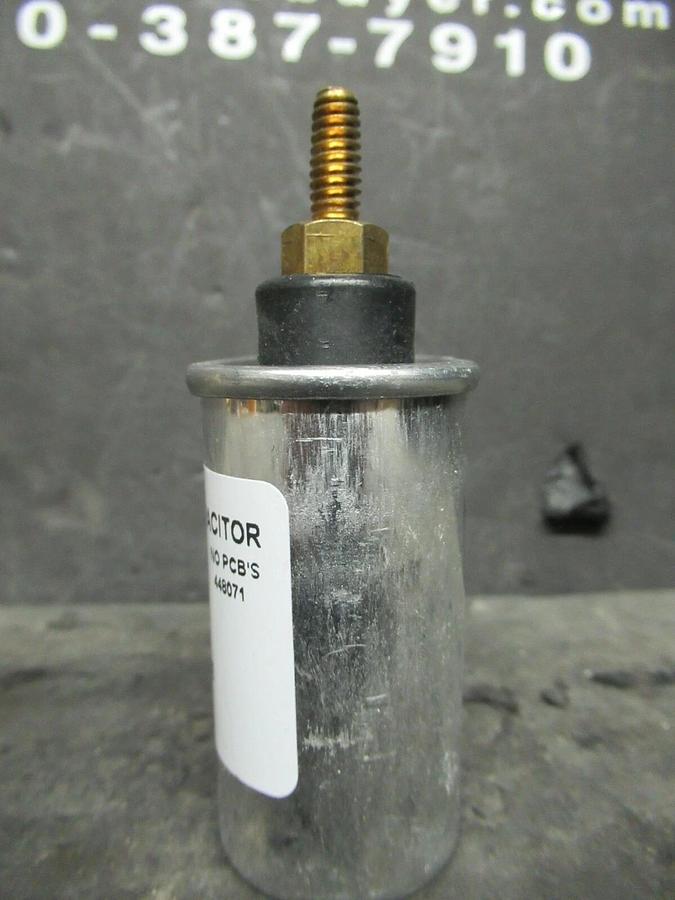 Used GE GENERAL ELECTRIC ALUMINUM CASED 2uF NON PCB CAPACITOR A97F8670S DIELEKTROL