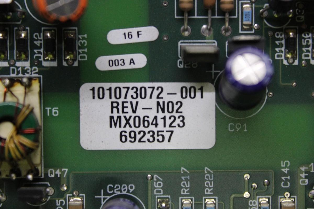 Used EXIDE INVERTER CONTROL CIRCUIT BOARD 101073072-001 REV. N02 *WARRANTY*