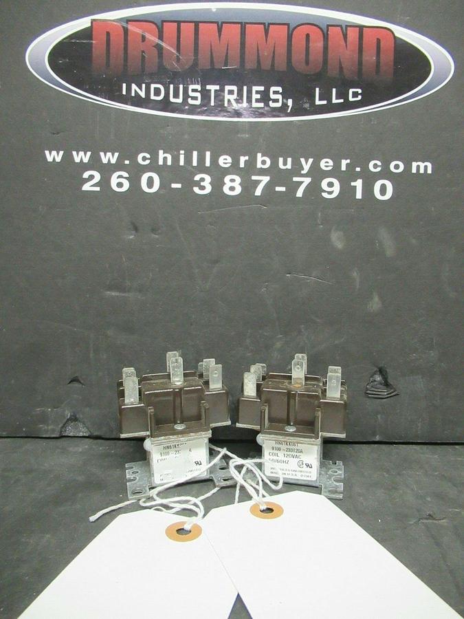 Used LOT OF 2 PRODUCTS UNLIMITED RELAY HN61KK061 / 9100-233T28A 15 AMP 277 VAC 1/2 HP
