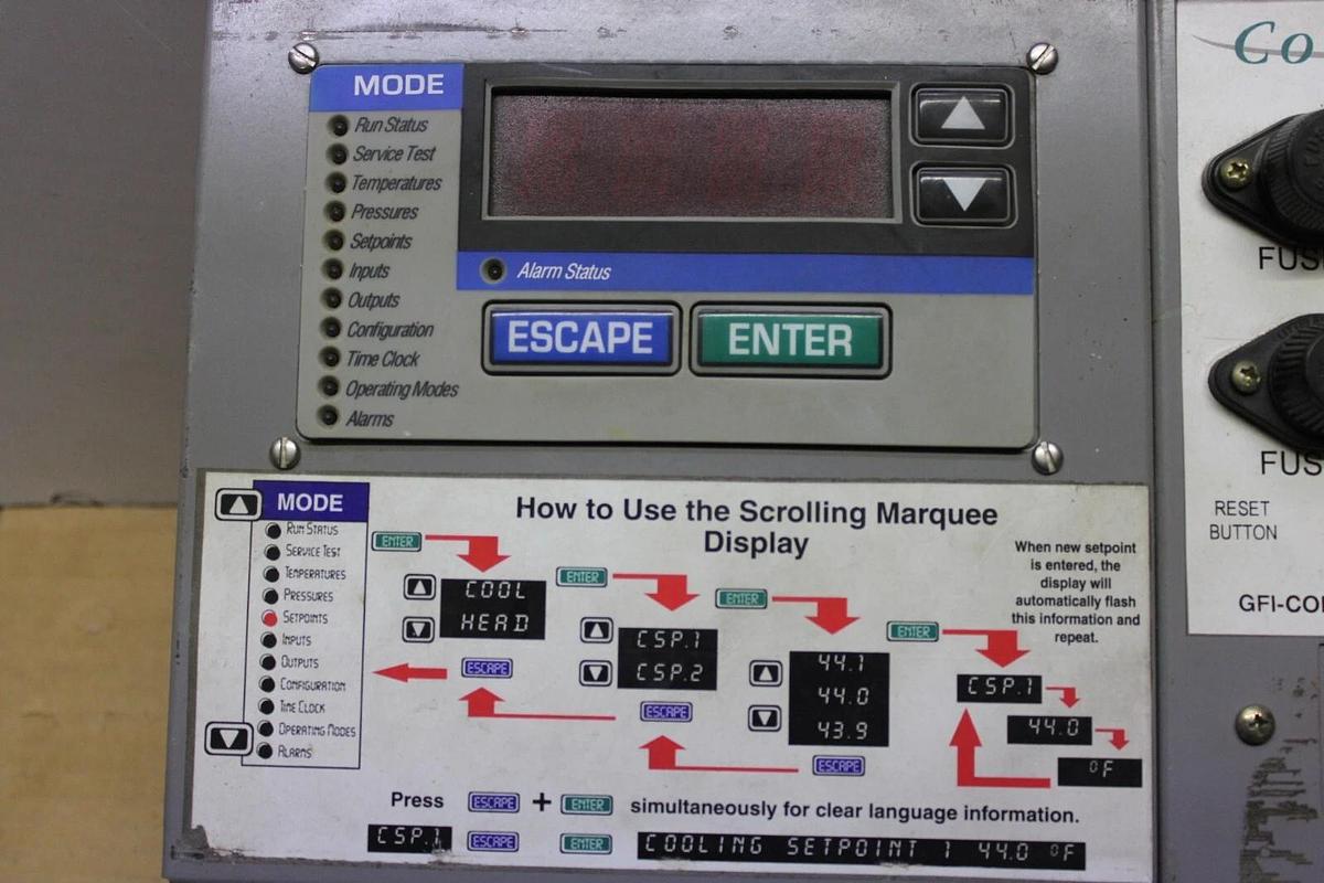 Used CARRIER COMFORT LINK DISPLAY 30GT515333 HK50AA031 CESR131171-01-02 *WARRANTY*